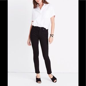Madewell NWT black skinny jean